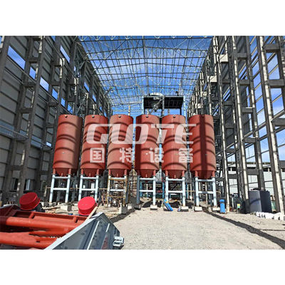 Κεντρικά εξαρτήματα 1,5 έτη Εκμετάλλευση ενέργειας Άμμος πυριτίου Χρωματική διαλογή Άμμος πλυντήριο