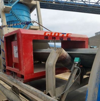 Ελεγχόμενο από PLC βιομηχανικό ανιχνευτής μετάλλων με μεταγωγική ζώνη για ξύλο και τσιμέντο εξόρυξης άνθρακα