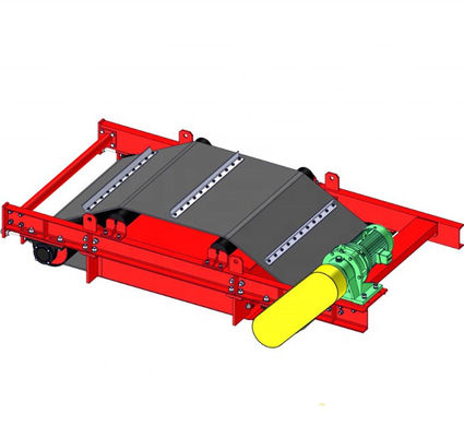 Μεγάλη χωρητικότητα 750 KG αυτοαφόρτωσης ιμάντα μεταφοράς μαγνητικού διαχωριστή σιδηρομεταλλεύματος