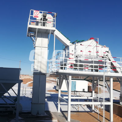 3800 KG χωρητικότητα εξόρυξη αποχέτευση δονητική οθόνη για τη διαλογή λειτουργία πλέγμα μηχανή