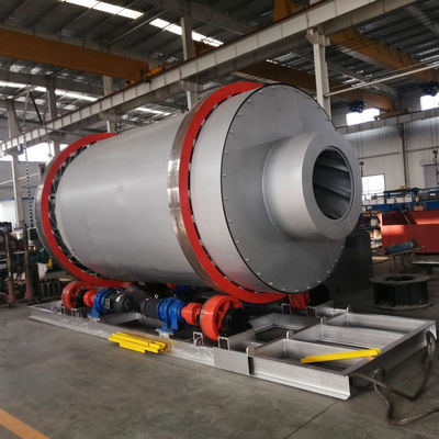 50-100kw Δύναμη Τρία τύμπανο στεγνωτήρα άμμου σε SS304 υλικό για περιστροφική στεγνώσεις