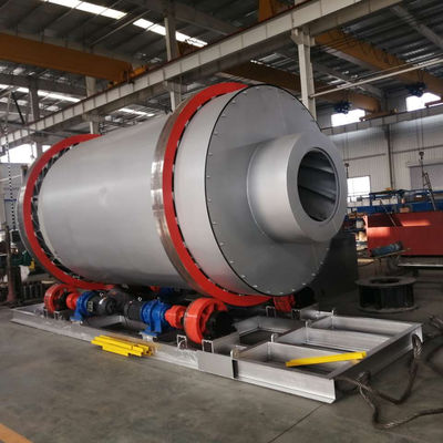 5000KG SS304 Σιλικόνη Sand Triple Pass Τρία κυλίνδρων περιστρεφόμενο τύμπανο στεγνωτήρα στεγνωτήρα