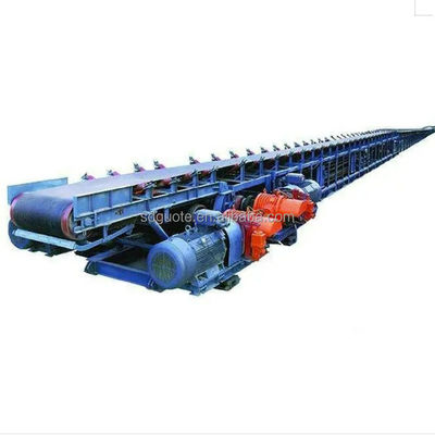 1 Κλίση μεταγωγική ζώνη PVC ελαστικό για την εξόρυξη ορυκτών Άμμος και χαλίκι πέτρα κατασκευή