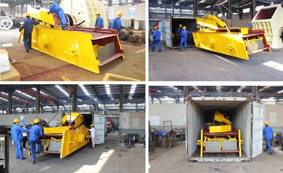 Μεγάλη χωρητικότητα 10-245t/h Rotary Vibrating Screen με διακριτικό μέγεθος πλέγματος 3-150mm