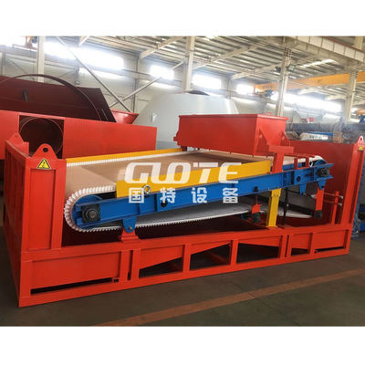 Μέγεθος τροφοδότησης 0-1,2 mm Overband Flat Magnetic Separator για αυτοκαθαριστική μεταγωγική ζώνη