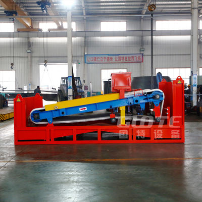 Μέγεθος τροφοδότησης 0-1,2 mm Overband Flat Magnetic Separator για αυτοκαθαριστική μεταγωγική ζώνη