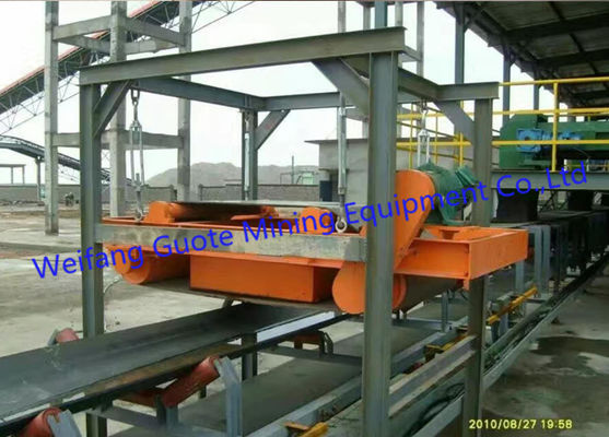 Ελεγχόμενος από PLC RCYD μόνιμος μαγνητικός διαχωριστής για μεταγωγική ζώνη με ταχύτητα ζώνης 4,5 m/s