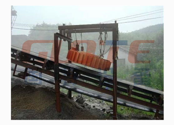 Ελεγχόμενος από PLC μαγνητικός χωριστής σιδήρου τύπου ζώνης για την αφαίρεση σιδήρου από τη ζώνη μεταφορέα