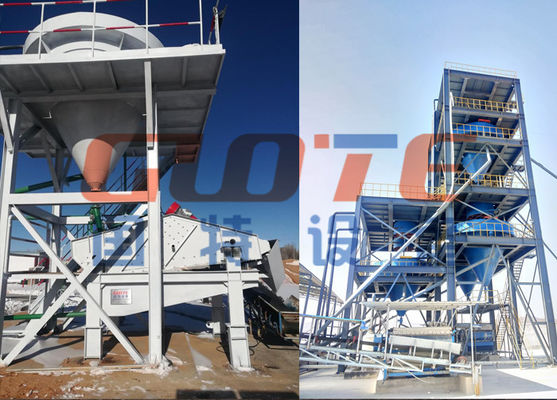Ελεγχόμενο από PLC 50 TPH 100 TPH Πυροσβεστήρα αμμουλκούχης
