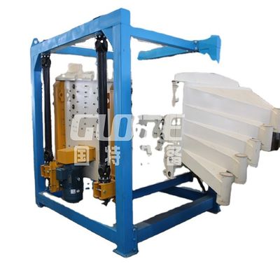 2000 KG χωρητικότητα τετραγωνική οθόνη κλίσης δονητική οθόνη ταξινόμηση με 1-5 στρώματα