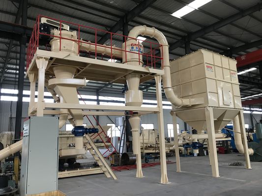 325-1250 Μηχάνημα ταξινόμησης αέρα με σκόνη με συλλέκτη σκόνης και αεραγωγό