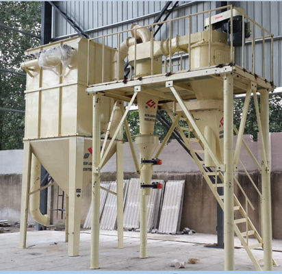 2750 KG Χάλυβα Πολυτροχιαίος διαχωριστής αέρα για λεπτή σκόνη σε σύστημα μεταποίησης ορυκτών