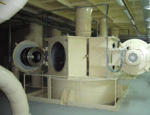 Διαχωριστής αέρα 220V/380V Πολλαπλής τάσης με περιστροφή για βιομηχανικούς κυκλόνους για υπεραπλανή διαχωρισμό