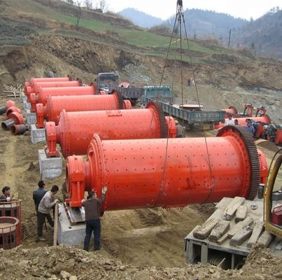 Μέγεθος 5-12m Δυνατότητα 1-50T/H περιστρεφόμενο ξηρό σφαιρικό μύλο για τσιμέντο κλίνκερ σκόνη ασβεστόλιθου