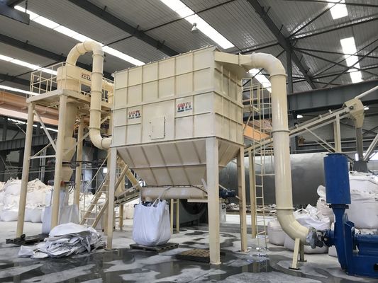 Πράσινη γραμμή παραγωγής διαχωριστή αέρα για χημικές σκόνες