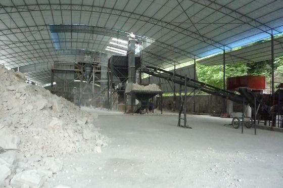 1200X2400 Στρογγυλοτριβείο ασβεστόλιθου με υψηλό χρωμικό στρώμα χάλυβα και συστατικά πυρήνα PLC