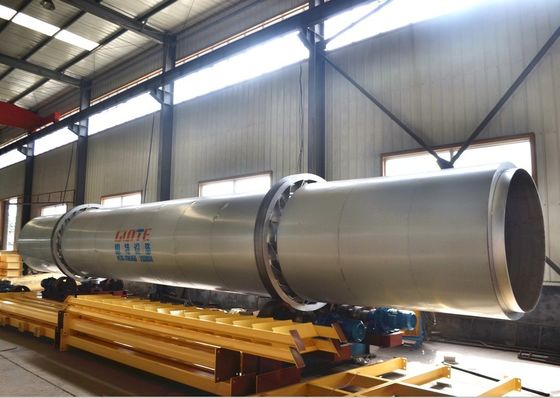 SUS304L Σίλικας Sand 3 Drum περιστρεφόμενο στεγνωτήρα για μακρά διάρκεια ζωής στη βιομηχανία εξόρυξης ενέργειας