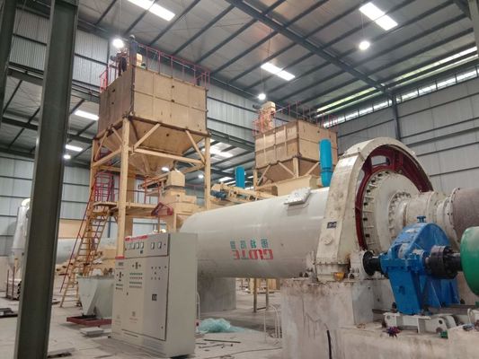 710-1500 r/min Επνευστήρας περιστρεφόμενη ταχύτητα πέτρα τριβή θρυμματισμού σφαίρα μύλος με υψηλή καθαρότητα