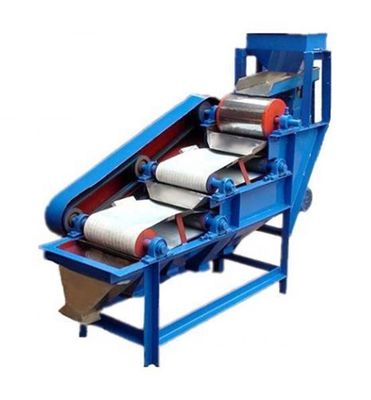 2300 KG Ατσάλι από ανοξείδωτο χάλυβα ξηρός μικρός μαγνητικός διαχωριστής χαμηλής έντασης για σιδηρομεταλλεύματα