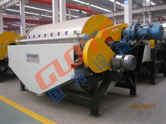 2350 KG Νερό επεξεργασία χαμηλής έντασης διαχωριστικό ορυκτών ξηρό μαγνητικό διαχωριστικό τύμπανο με Gauss
