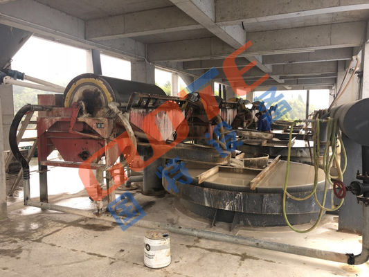 1-220t/h χωρητικότητα υγρό μαγνητικό διαχωριστικό τύμπανο για ιλμενίτη σε υλικό χάλυβα άνθρακα