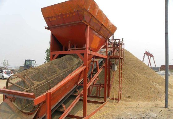 2200 KG Μεγάλη φήμη Gold Trommel Screen Mining Machine με βασικά εξαρτήματα PLC